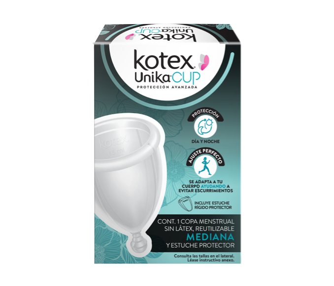 Kotex® Unika Cup Copa Menstrual Mediana