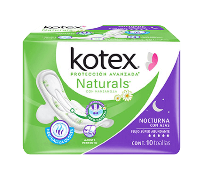 Kotex® Naturals® Nocturna